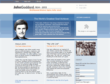 Tablet Screenshot of johngoddard.info